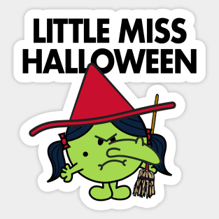 Miss Halloween Sticker